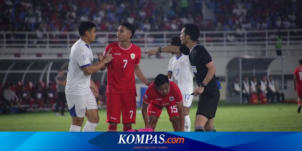 Live Indonesia Vs Filipina, Tembakan Marselino Kena Tiang