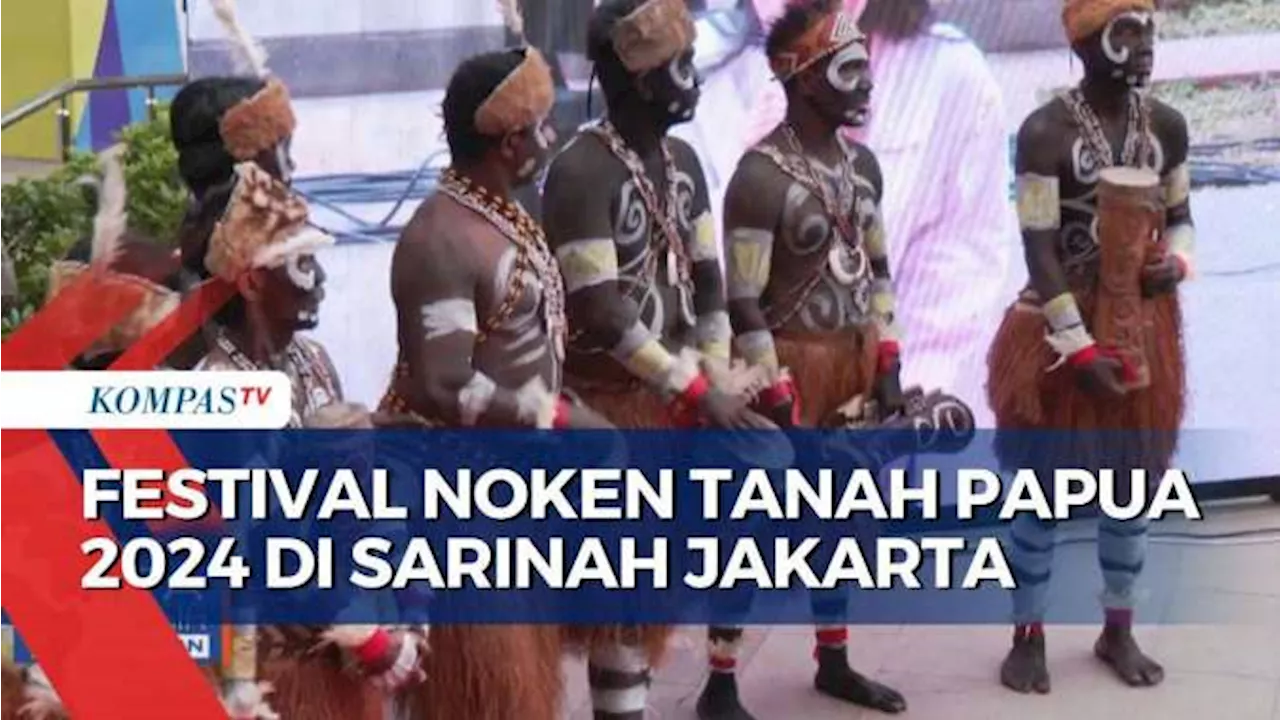 Lestarikan Seni Budaya Suku Kamoro, Festival Noken Tanah Papua 2024 Digelar di Sarinah