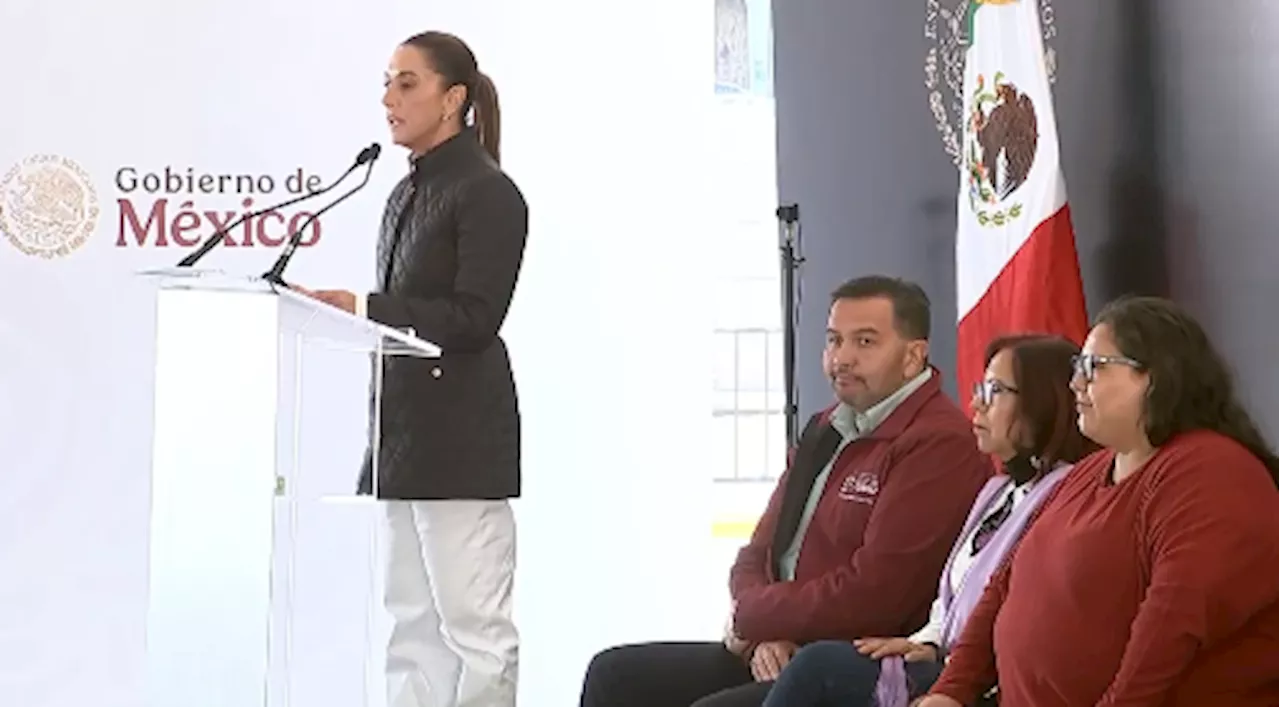 Anuncia Sheinbaum programa de cuidados para hijos de mujeres trabajadoras en Juárez