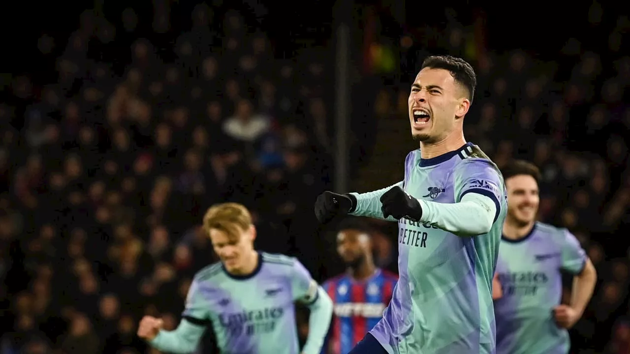 Jesus volta a brilhar e Arsenal goleia Crystal Palace na Premier League