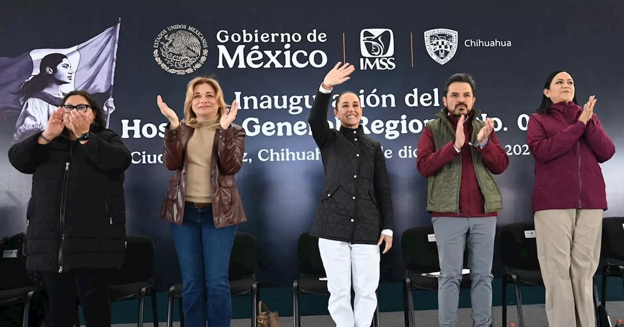 Claudia Sheinbaum inaugura el Hospital General Regional No. 2 de Ciudad Juárez