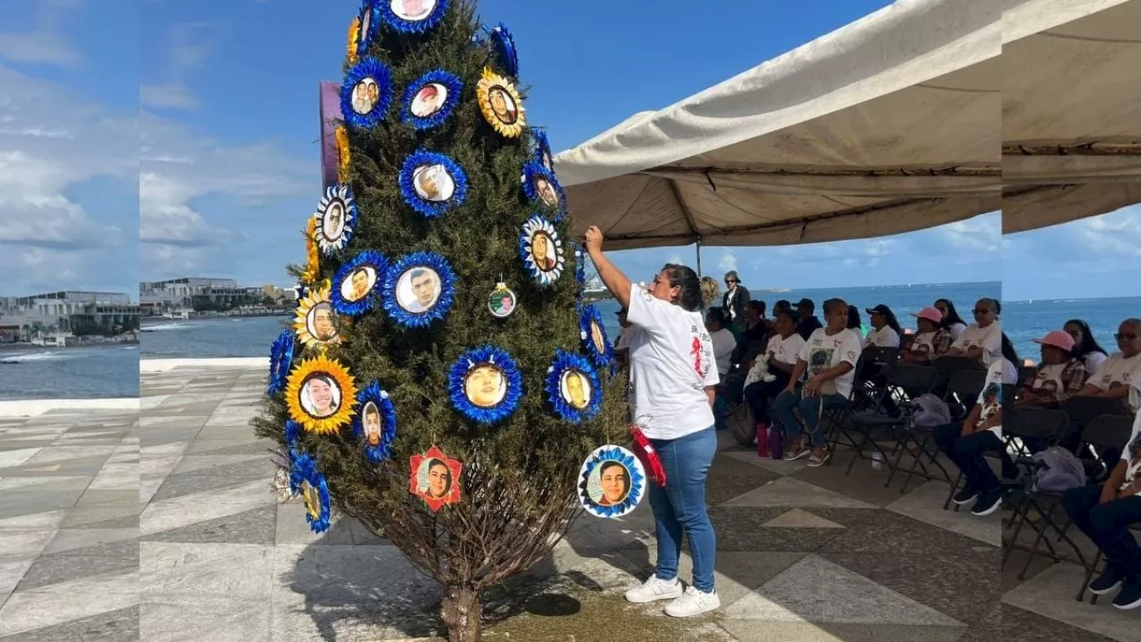 Así fue el Árbol de Ausencia con el que recuerdan a desaparecidos en Veracruz