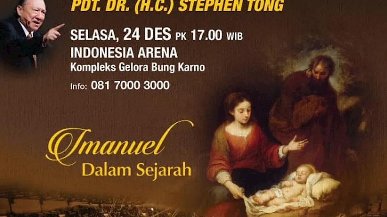 Natal Akbar Jabodetabek 2024: Imanuel dalam Sejarah Siap Membawa Sukacita Natal