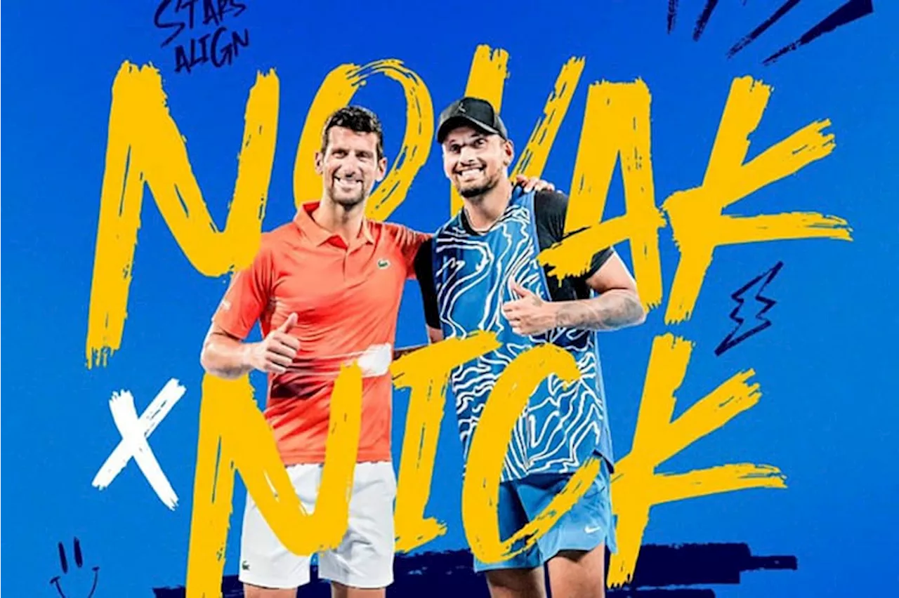 Djokovic dan Kyrgios Berpasangan di Brisbane International