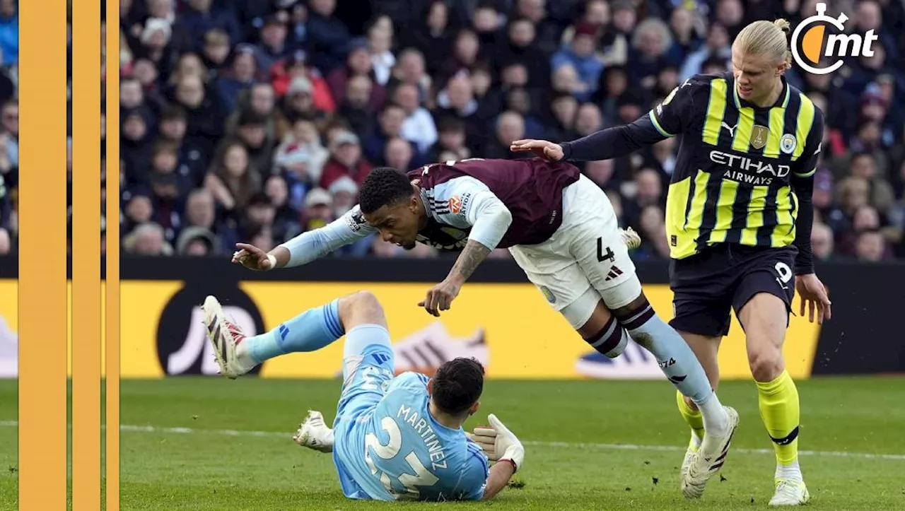 ¡No acaba la crisis! El Manchester City de Guardiola cae ante Aston Villa en la Premier League