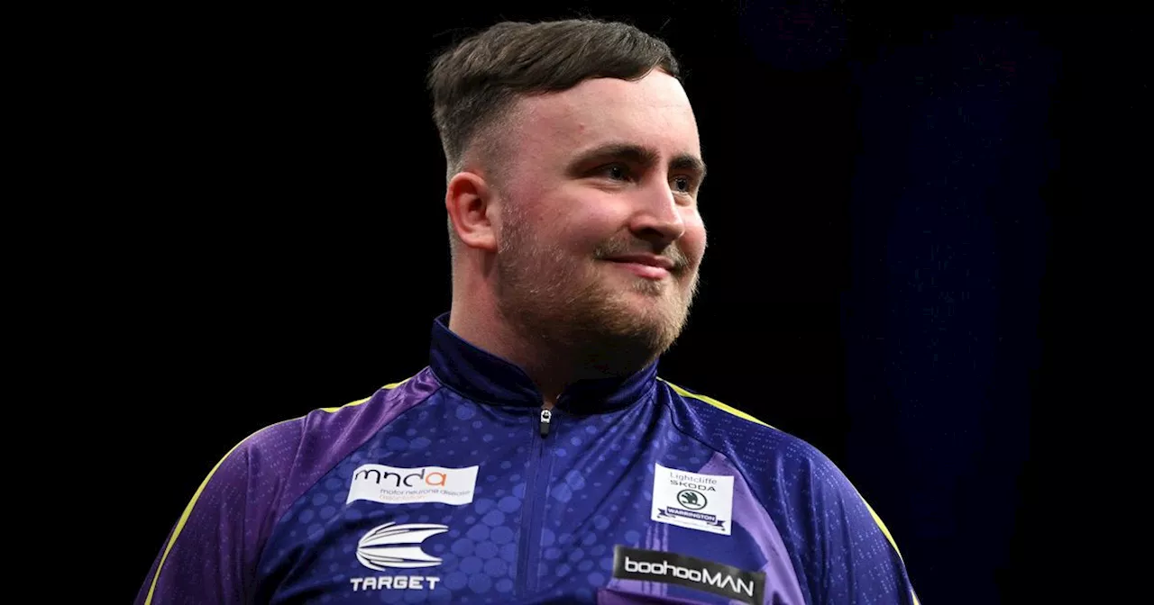 Luke Littler at World Darts Championship TV details - live stream and start time