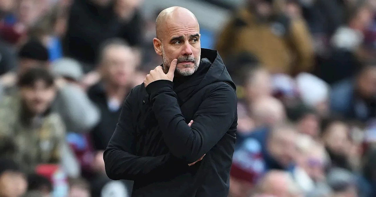 Man City receive Pep Guardiola resignation message after Aston Villa defeat