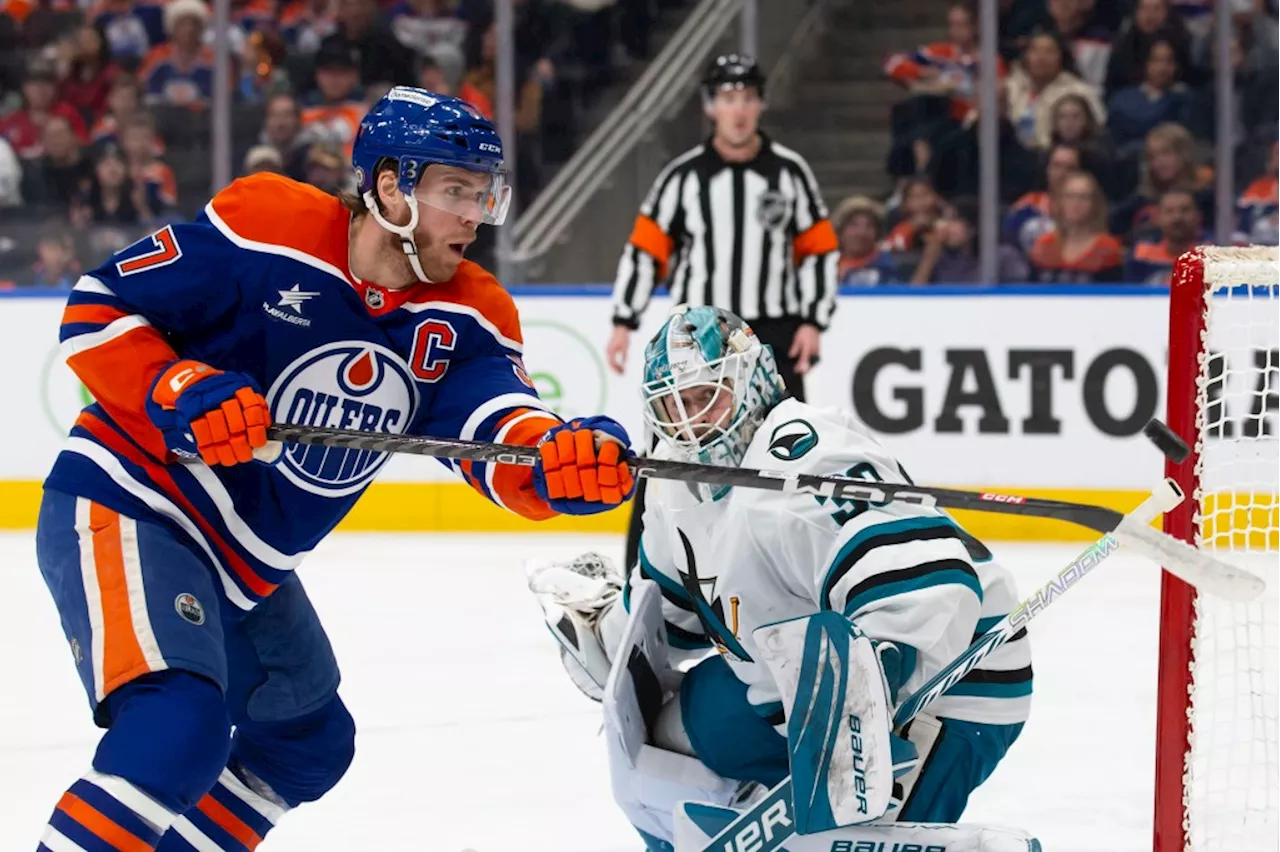 Askarov is brilliant, but Sharks lose to Oilers in OT