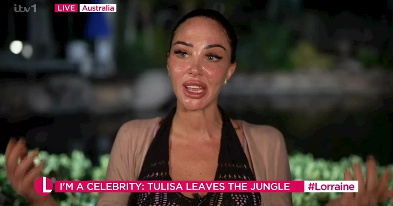 I'm a Celebrity star Tulisa opens up about 'anxiety attack off camera'