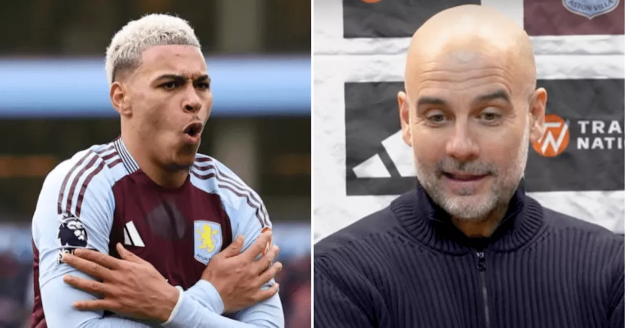 Pep Guardiola reveals why Man City let Morgan Rogers leave after Aston Villa defeat