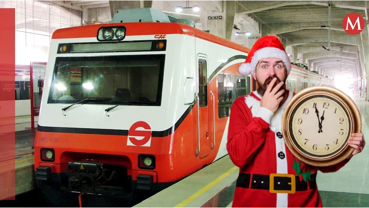 ¡Apunta la hora! Habrá servicio especial del Tren Suburbano durante las festividades navideñas 2024