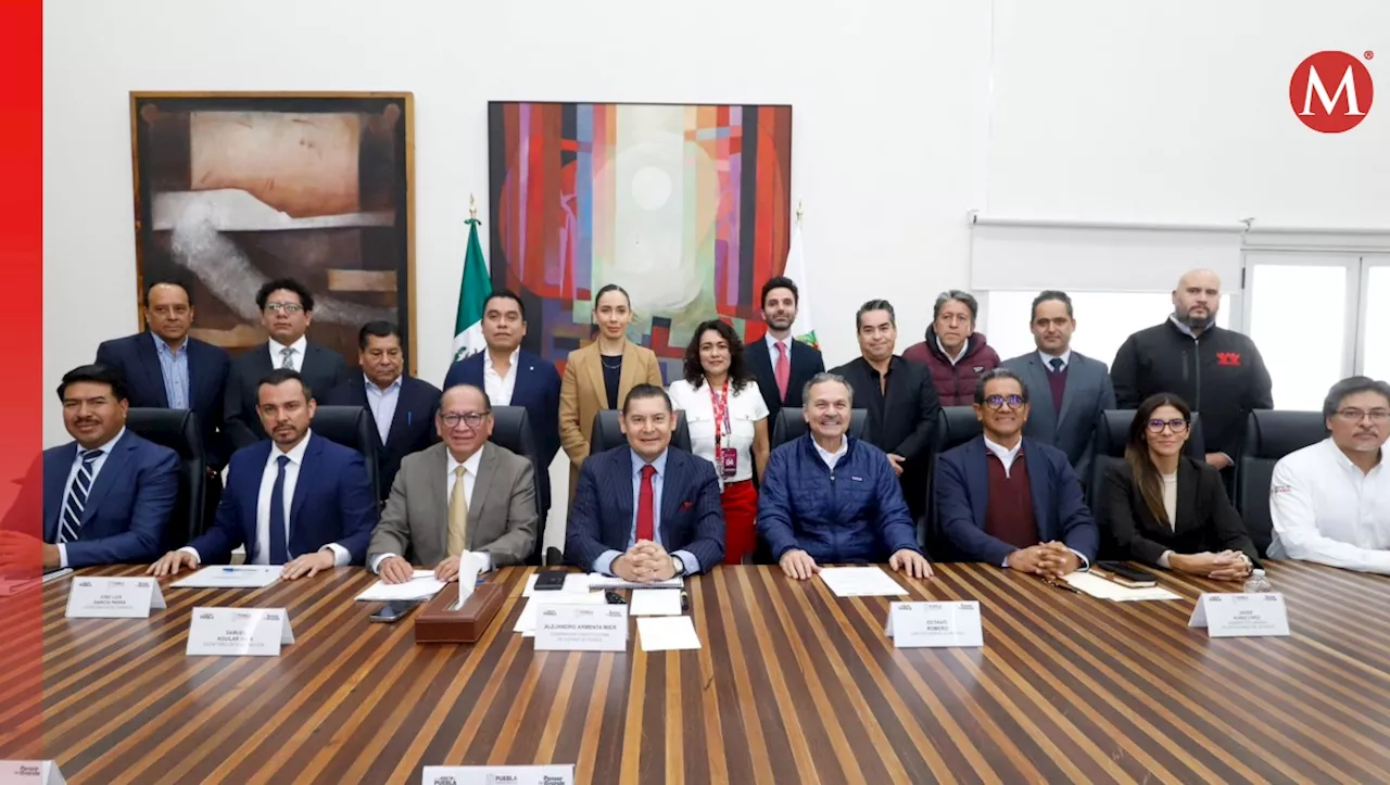 Bandera blanca en Puebla: Armenta anuncia reactivación en construcción de vivienda