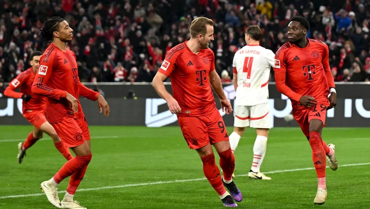 Harry Kane vuelve en la goleada del Bayern Múnich sobre RB Leipzig previo al descanso navideño