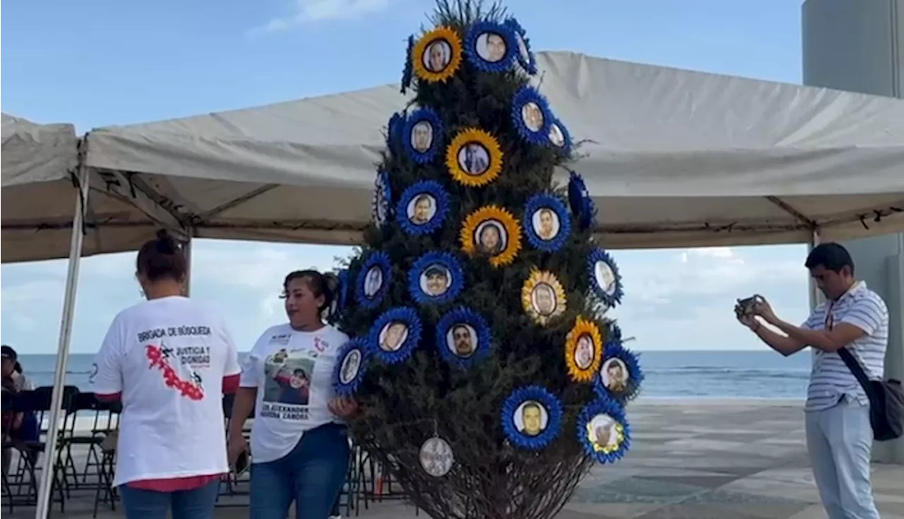 Instalan “Arbolito de la Ausencia” en memoria de los desaparecidos en Veracruz