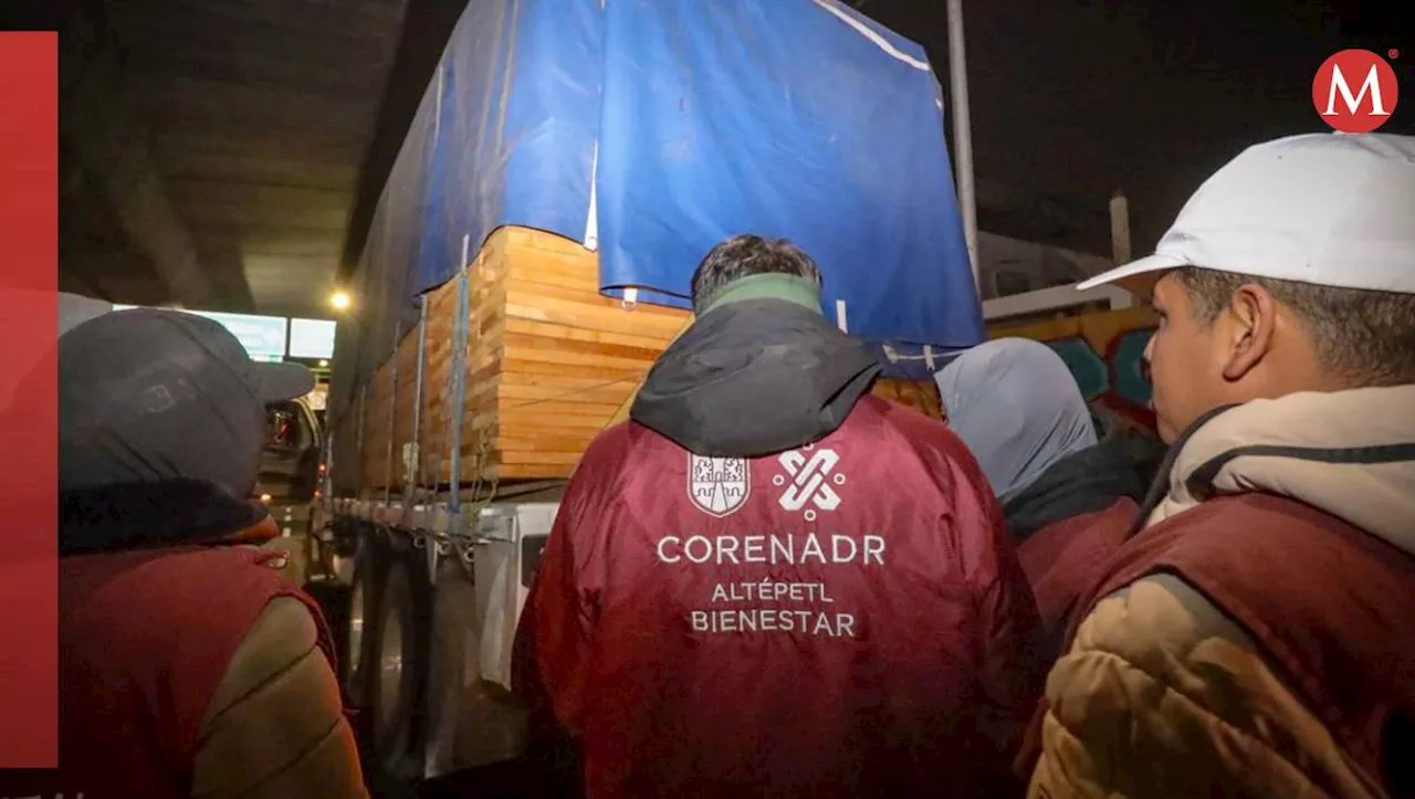 Sedema y Profepa aseguran madera en autopista México-Cuernavaca