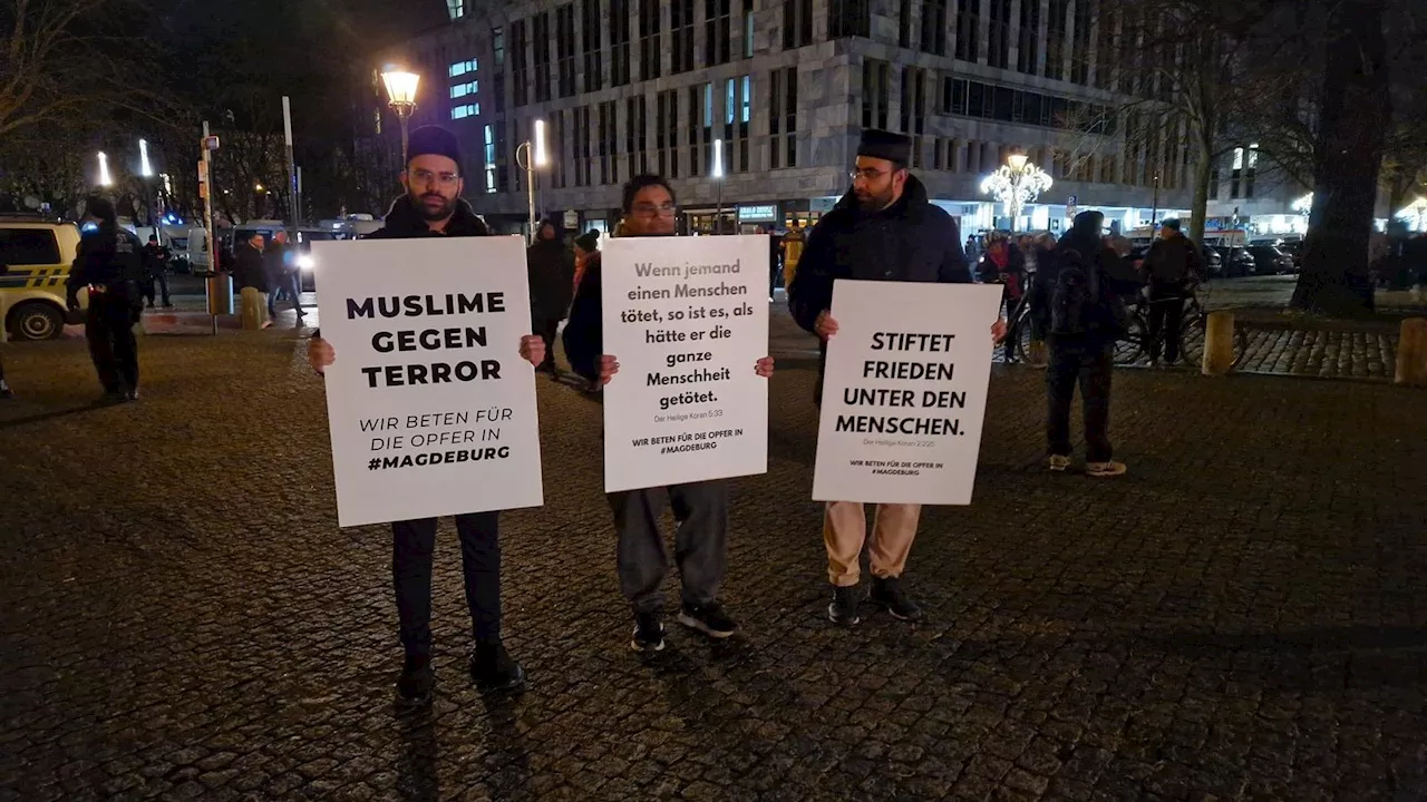 Muslime überraschen mit Geste: Wie Magdeburg der Opfer gedenkt