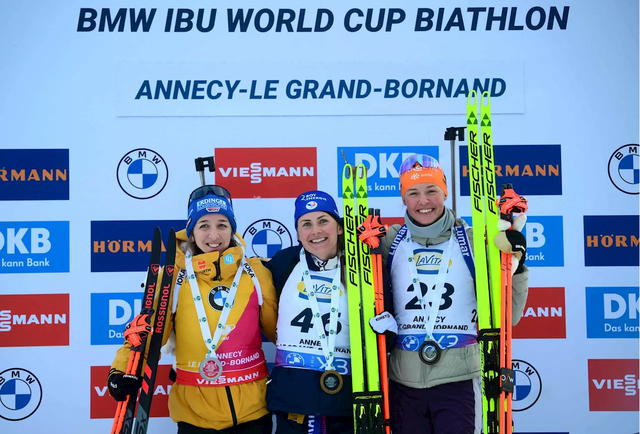 Biathletin Preuß feiert nächsten Sieg - Voigt wird Dritte