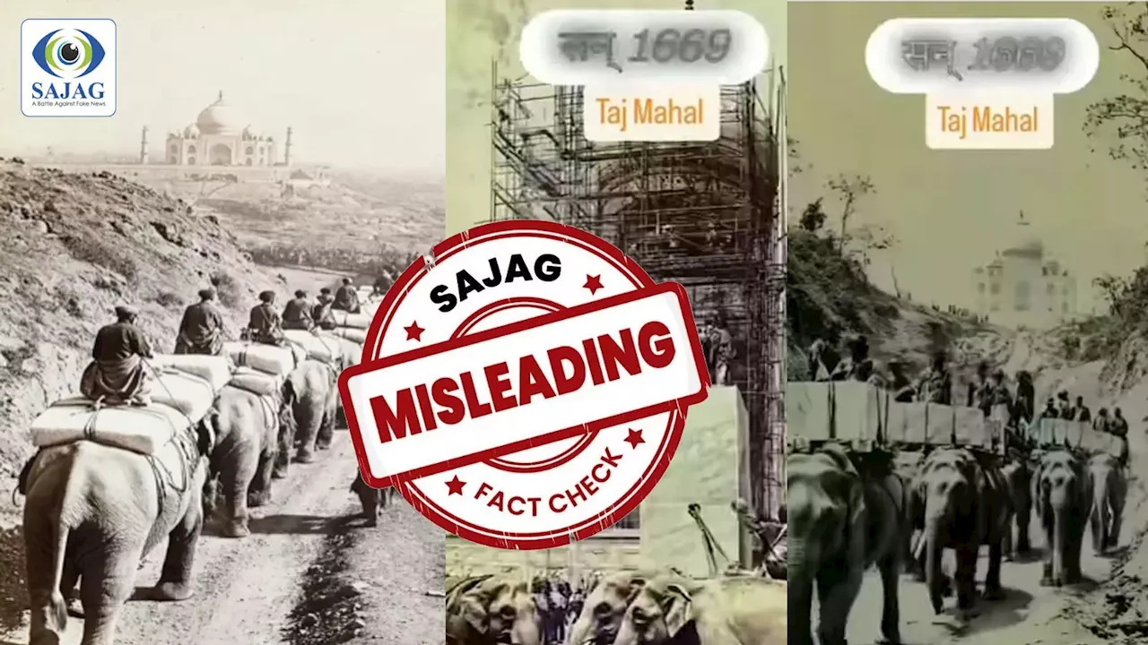 Fact Check: असली या AI जनरेट? ताजमहल को बनाते हुए कारीगरों का Video वायरल, जानिए क्या है सच