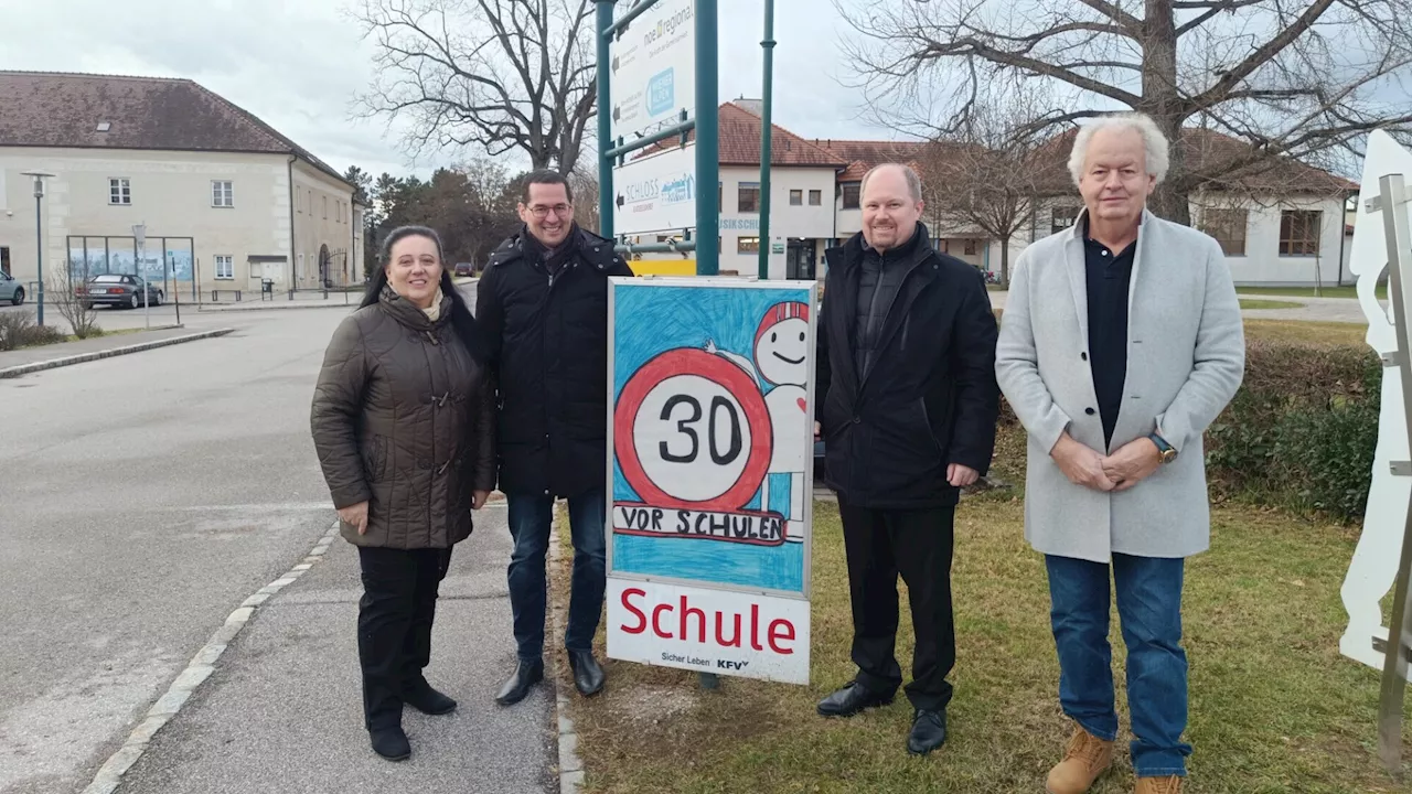 Katzelsdorf: 30er-Zonen bei Volksschule und Kindergarten beschlossen