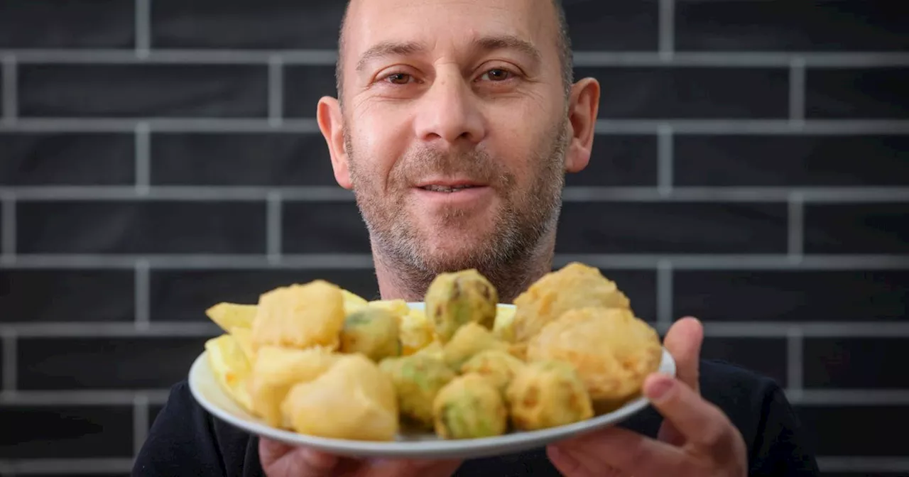 The chippies selling deep fried mince pies and battered sprouts