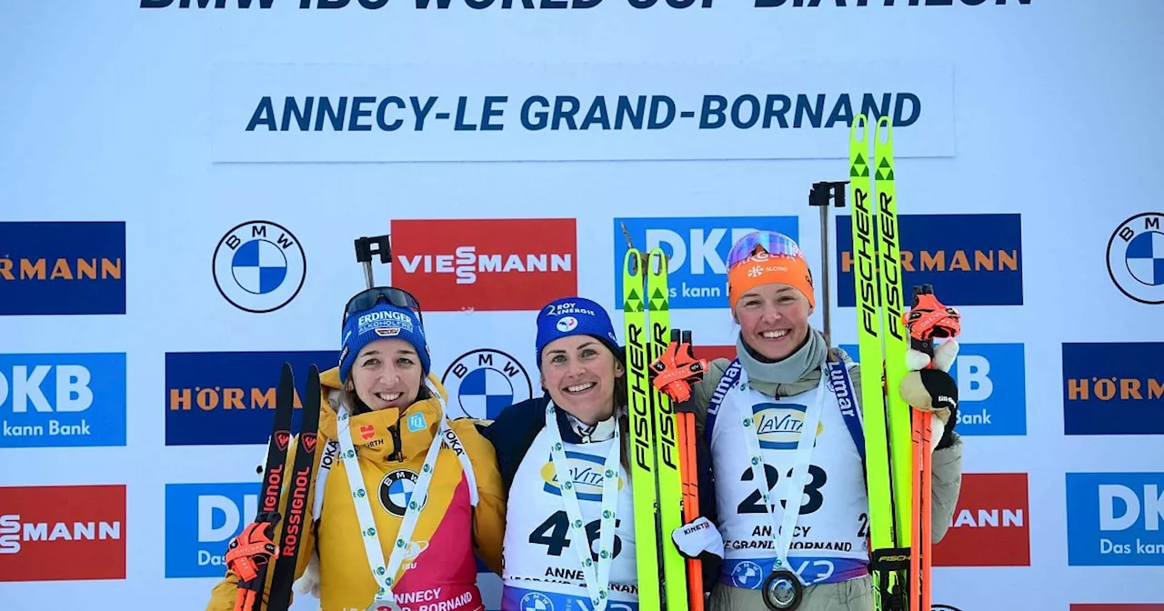 Biathletin Preuß feiert nächsten Sieg - Voigt wird Dritte