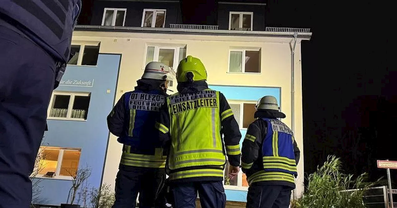 Wohnung nach Feuer in Bielefeld unbewohnbar