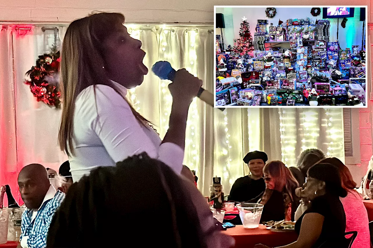 Adams' ex-aid Ingrid Lewis-Martin hosts NYC toy drive, sings Beyoncé's 'Cuff It' -- day after she was hit with bribery charges