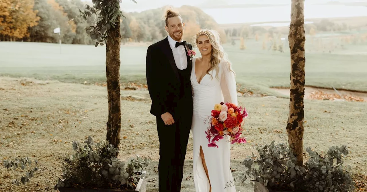 Stunning couple's lakeside wedding with bride's sister Sinead Kennedy as bridesmaid