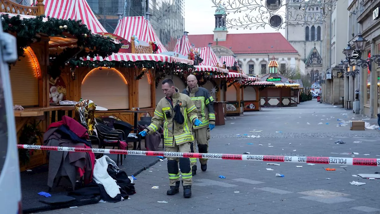 Livestream: Arzt verübt Terroranschlag auf Weihnachtsmarkt in Magdeburg