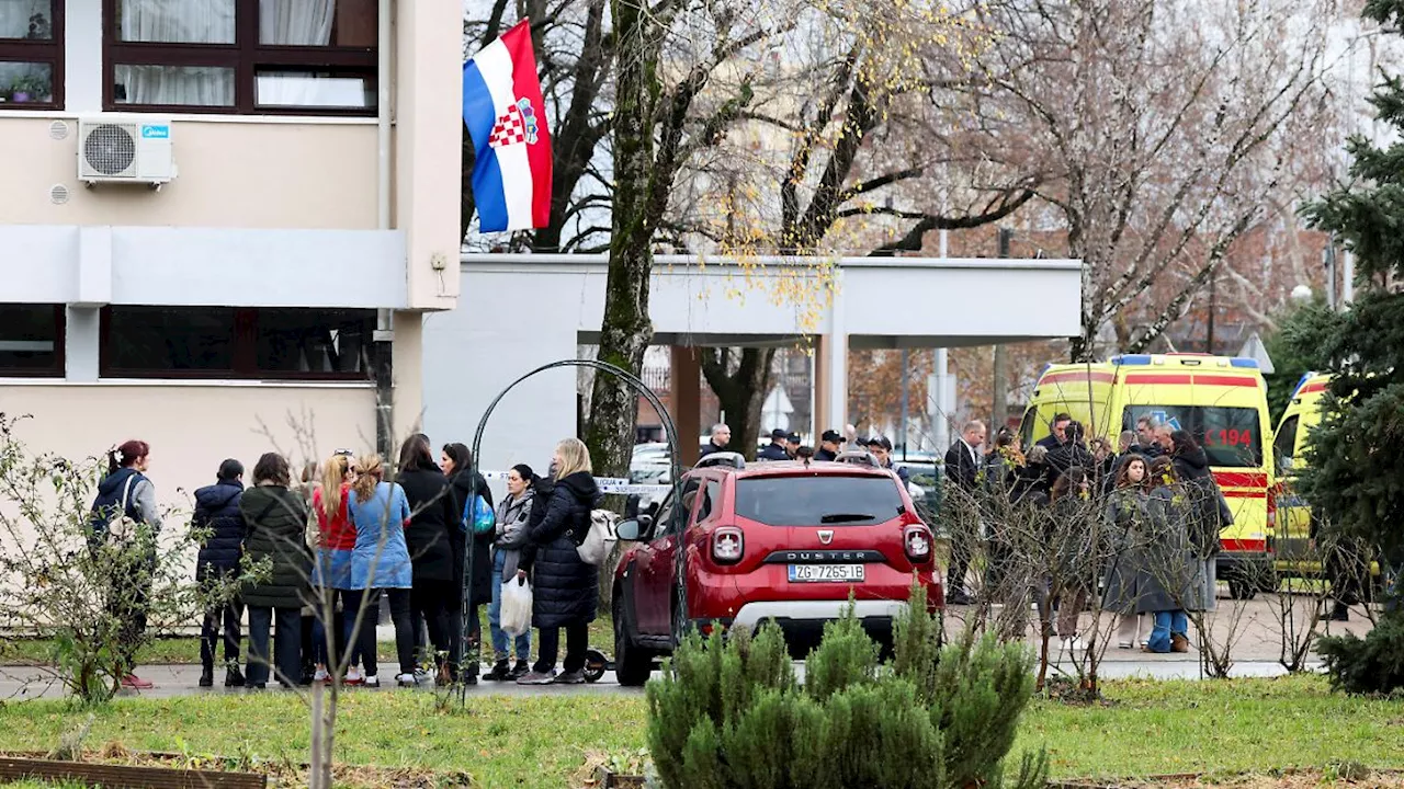 Zagreb: Teenager geht mit Messer auf Mitschüler los - junges Mädchen stirbt