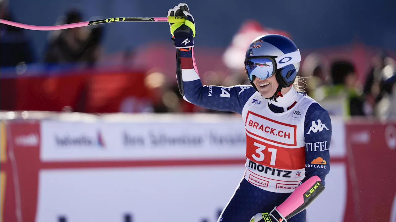 Lindsey Vonn regresa cinco años después con un puesto 14 en el supergigante de St. Moritz