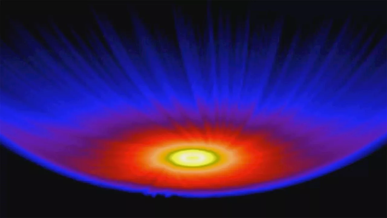 Astronomers see the astrosphere of a sunlike star for the first time