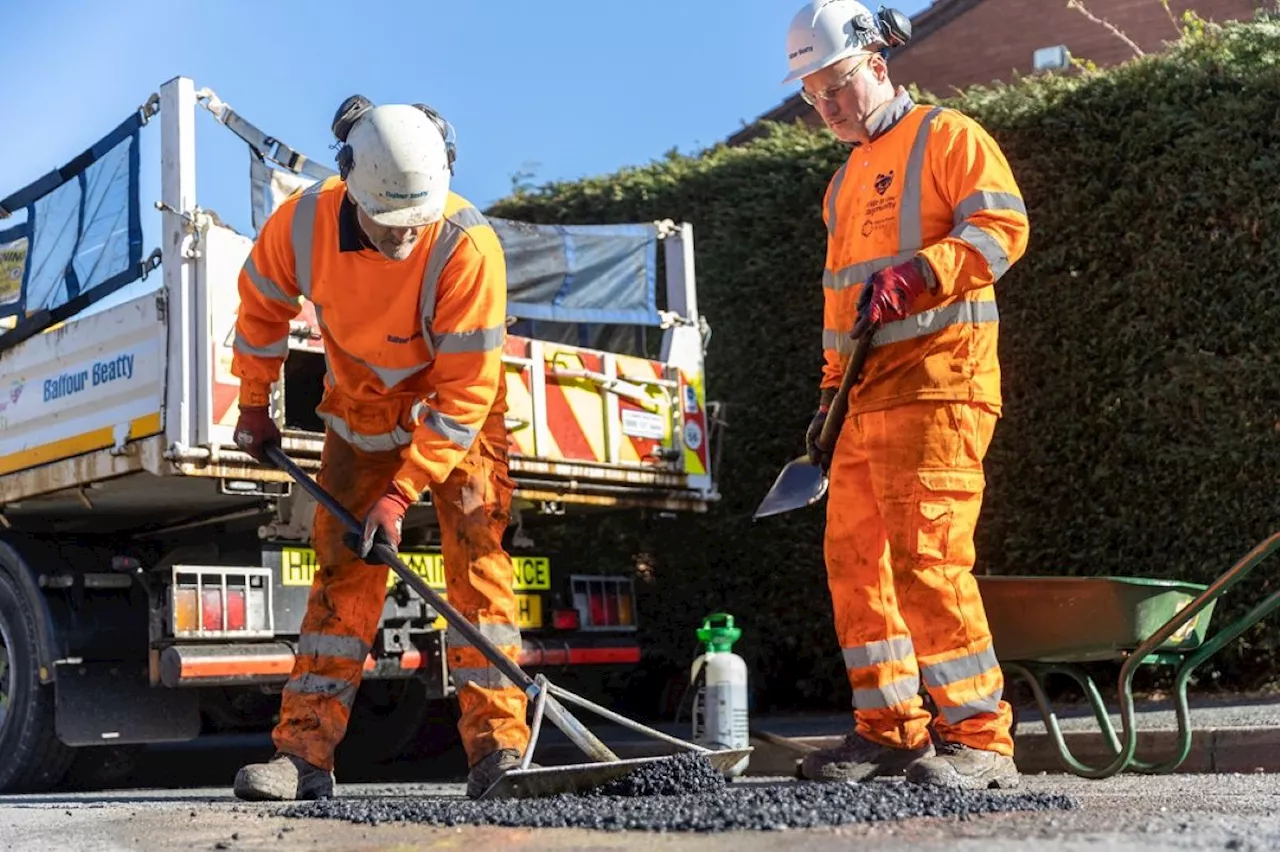 Telford & Wrekin Council welcomes government pothole repair funding