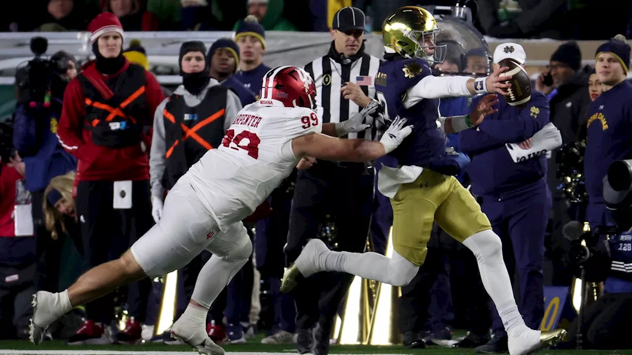 Indiana Defensive Tackle James Carpenter Was At The Center Of The Action