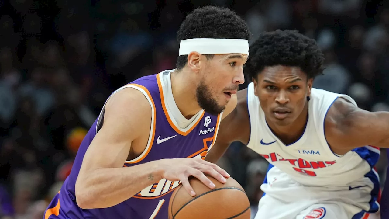 Phoenix Suns Star Devin Booker Ruled Out vs Detroit Pistons