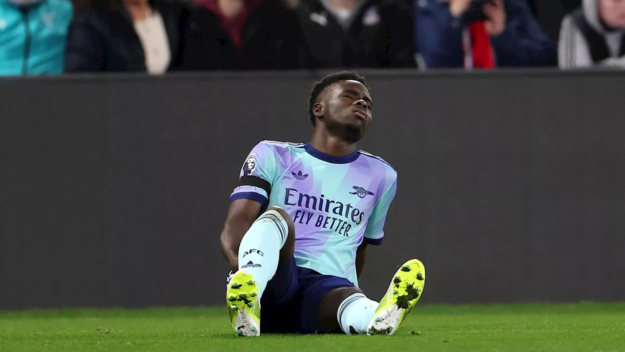 Bukayo Saka injury: Mikel Arteta 'really worried' with Arsenal winger's hamstring blow