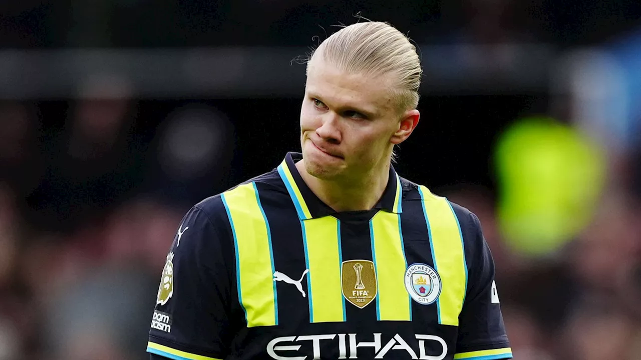 Erling Haaland: Manchester City striker admits he 'hasn't been good enough' after Aston Villa defeat