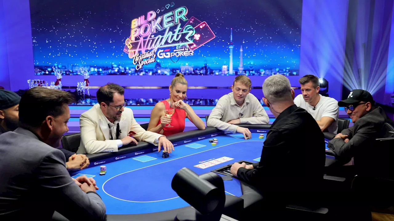 Promi-Weihnachts-Spezial: BILD POKER NIGHT kämpft um Las Vegas Ticket