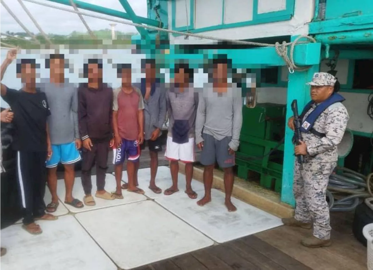 MMEA nabs nine men, seizes two boats off Lahad Datu