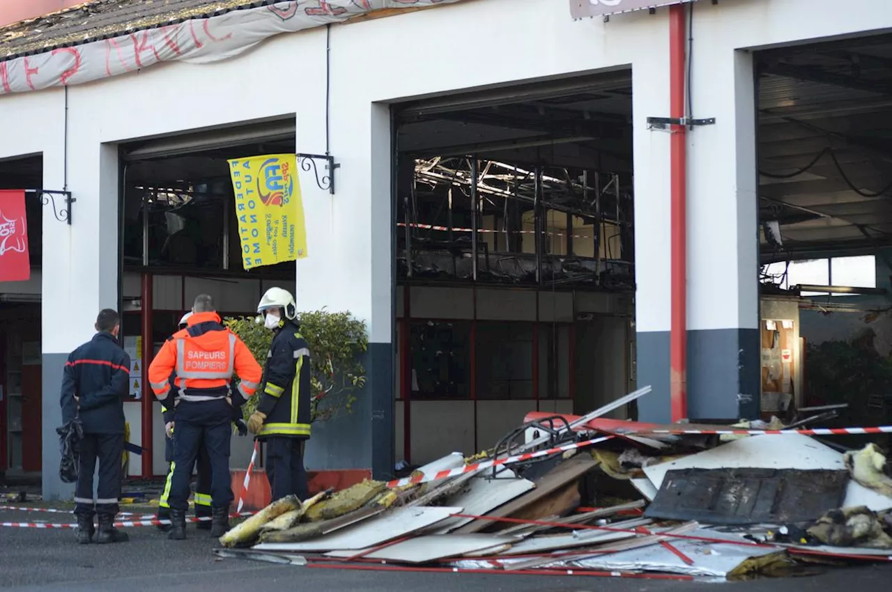 Charente-Maritime : incendiée, la caserne de Jonzac se remet vite en route