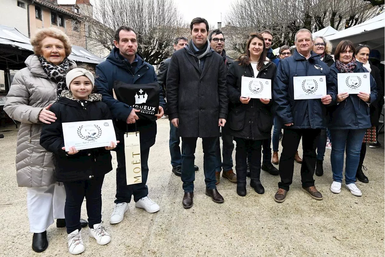 Périgueux : sept producteurs et trufficulteurs primés au marché au gras