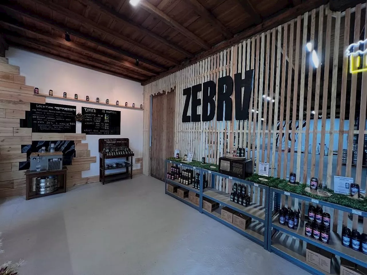 Preignac : la Brasserie Zebra ouvre sa boutique de bières artisanales