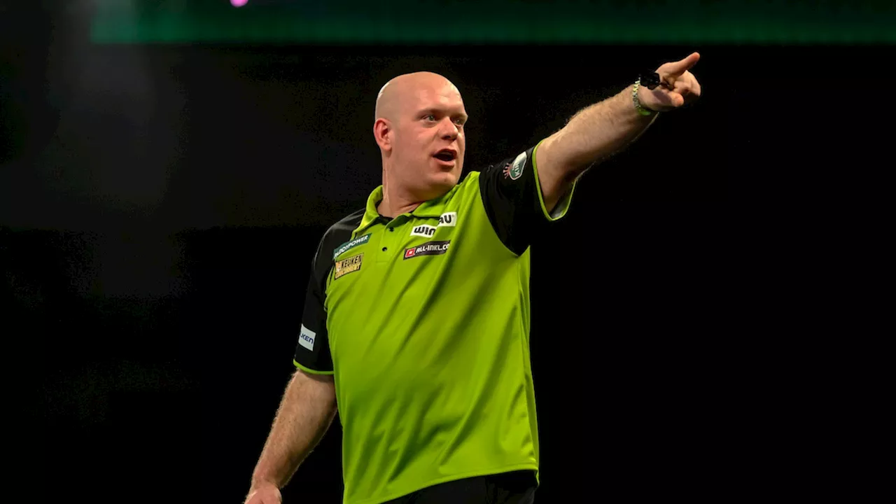 Michael van Gerwen gives emphatic response when asked about Luke Littler and Luke Humphries’ chase for s...