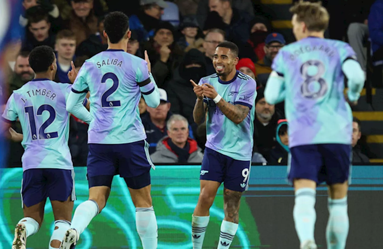 Gabriel Jesus punishes Palace again as five-star Arsenal close gap on Liverpool