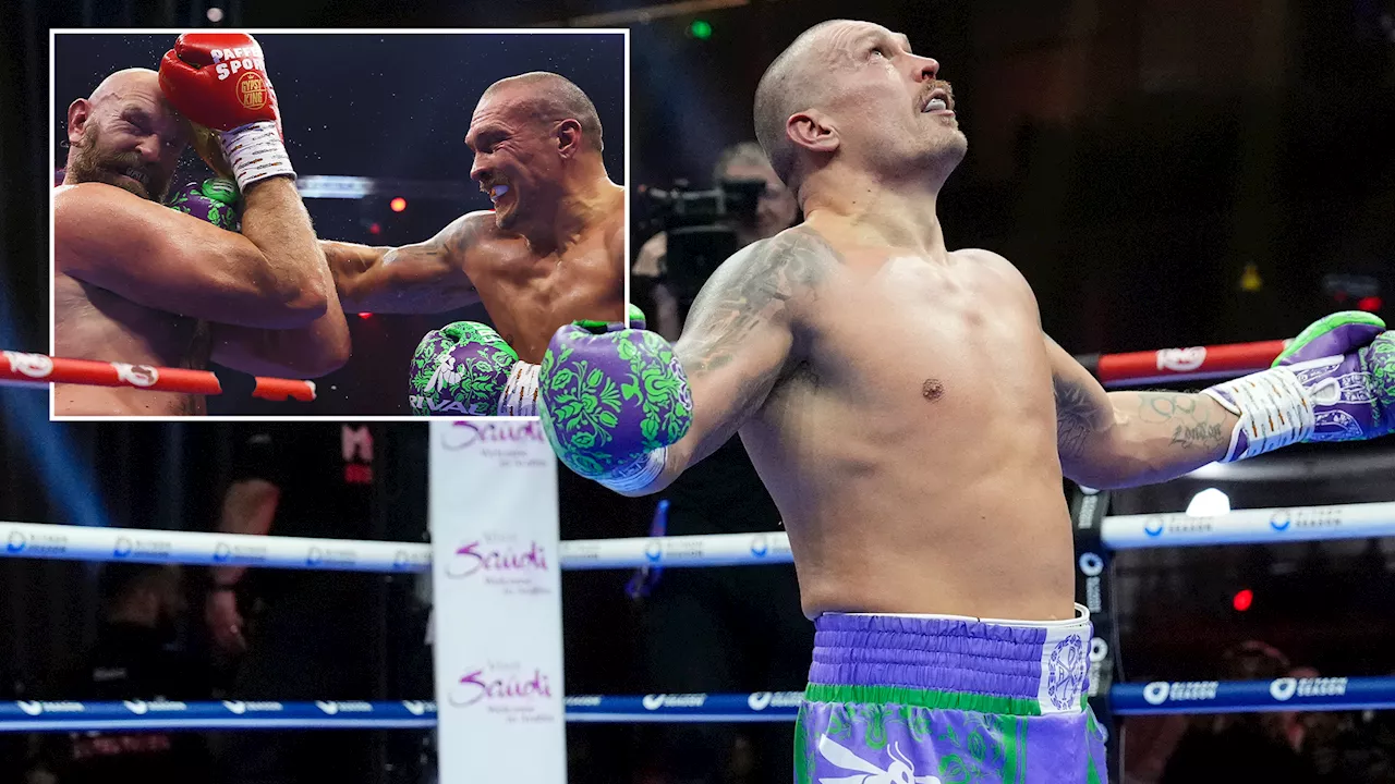 Tyson Fury suffers heartbreaking Oleksandr Usyk defeat in rematch with career hanging in balance...