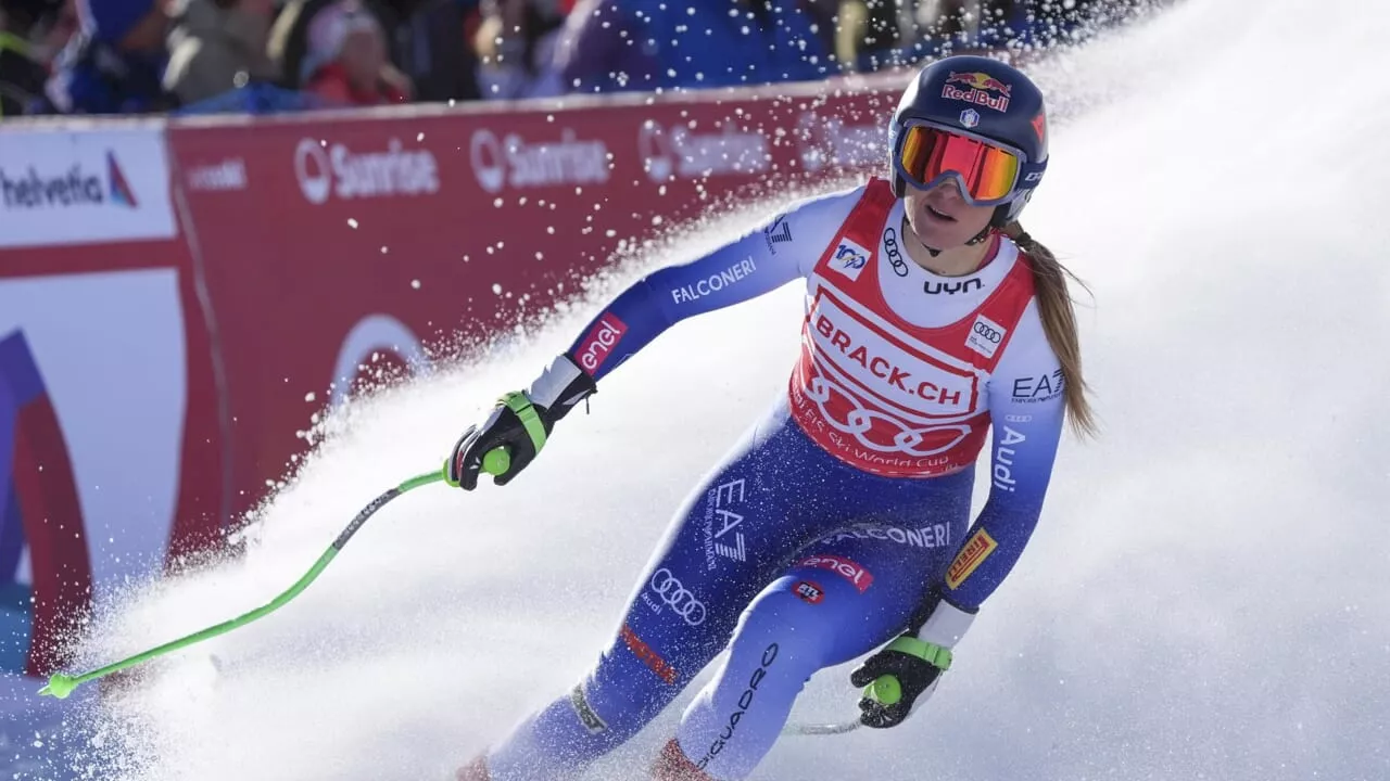 SuperG St.Moritz, Goggia terza: Huetter vince, Vonn sei anni dopo il ritiro è 14esima