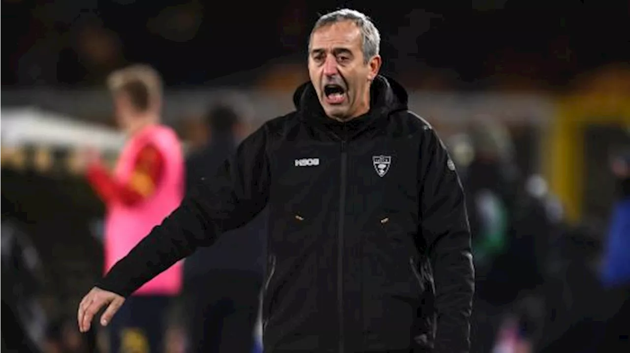 Lecce, Giampaolo: 'La squadra mi è piaciuta molto, perdere in gare così dispiace di più'