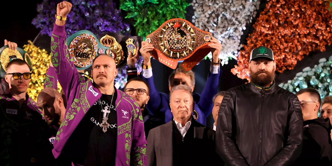 Usyk-Fury, follia da 190 milioni: dove e quando vedere l’evento in tv e streaming