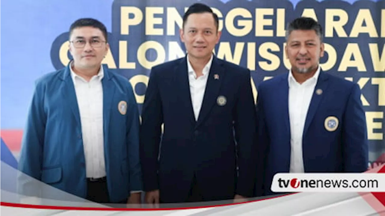 Raih Penghargaan Lulusan Terbaik di Unair, Ketum Demokrat AHY Lulus Bareng Bendum dan Jubirnya