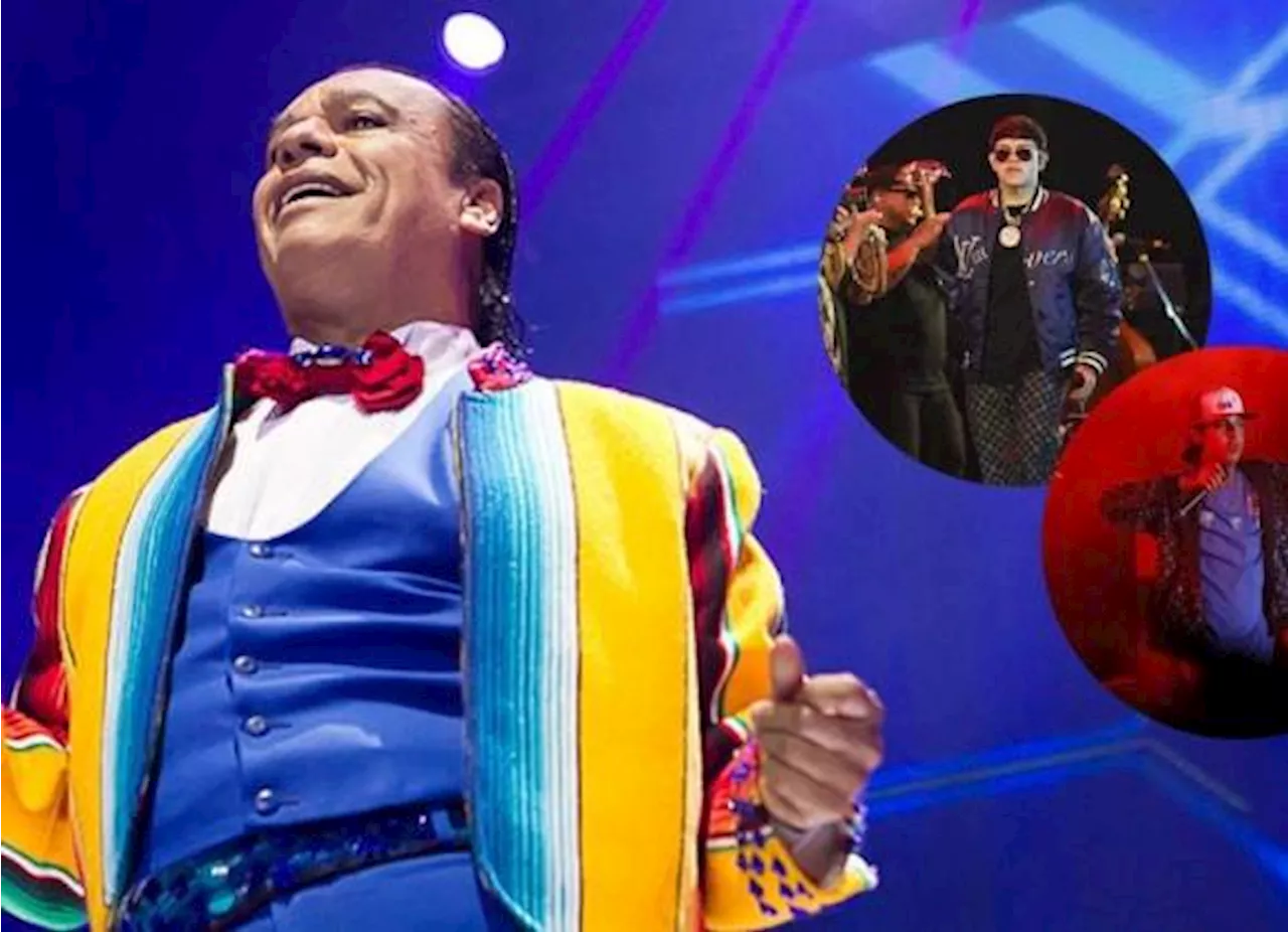 ¿Te agrada? ‘Cantarán’ Junior H y Natanael Cano con Juan Gabriel, lanzarán nuevo disco de duetos en 2025